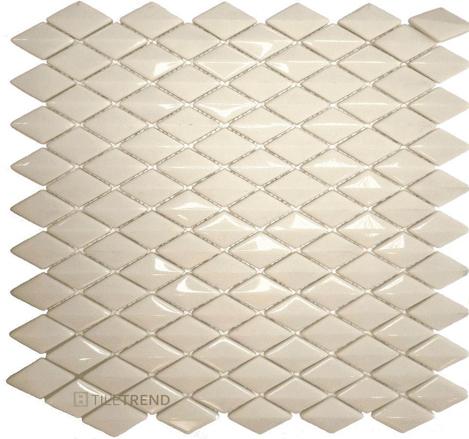 Стеклянная мозаика Lace 2 Rombo Avorio 29.6x30.9 cm