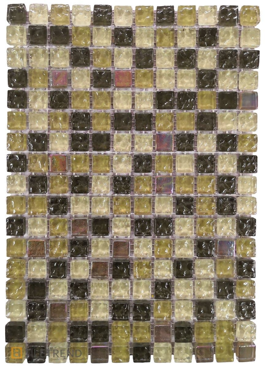Мозаика Bars Crystal Mosaic Микс ZC 12 на сетке 30х30 см.