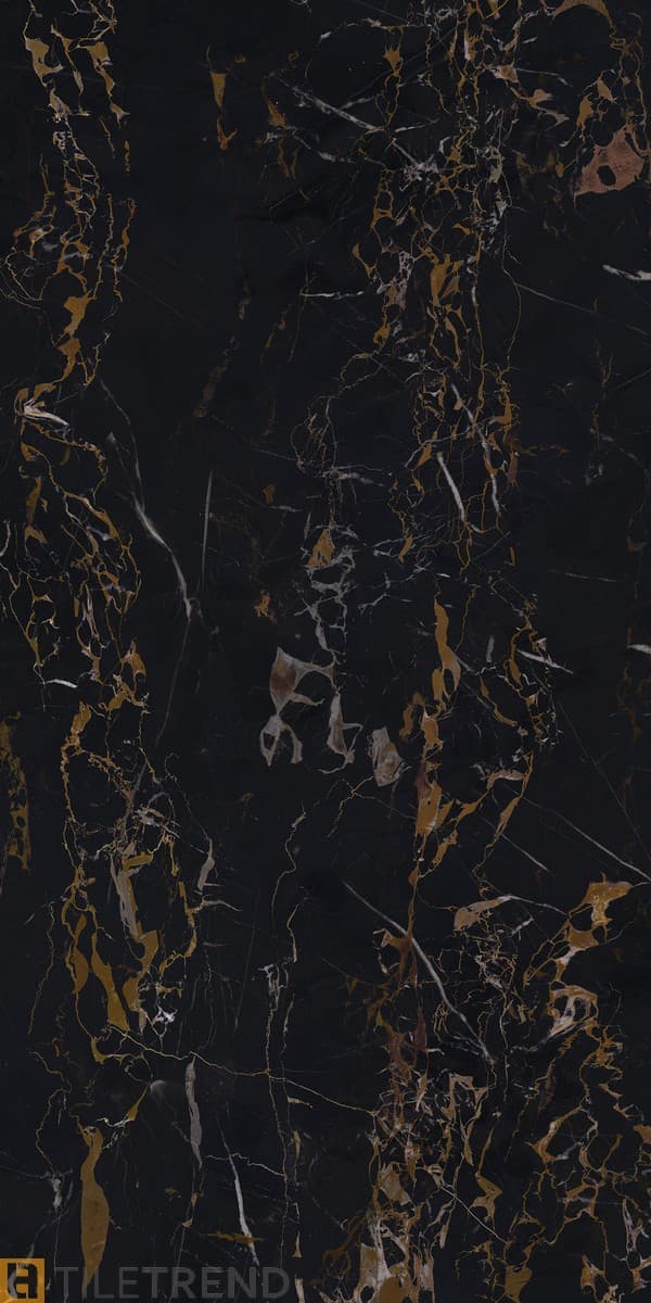 Керамогранит GranitiFiandre Marble Lab Nero Portoro SemiLuc. 60x120