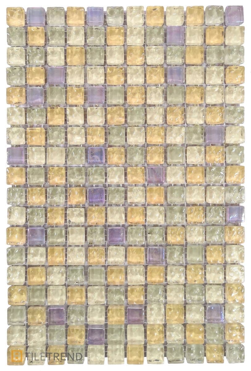 Мозаика Bars Crystal Mosaic Микс ZC 16 на сетке 30х30 см.