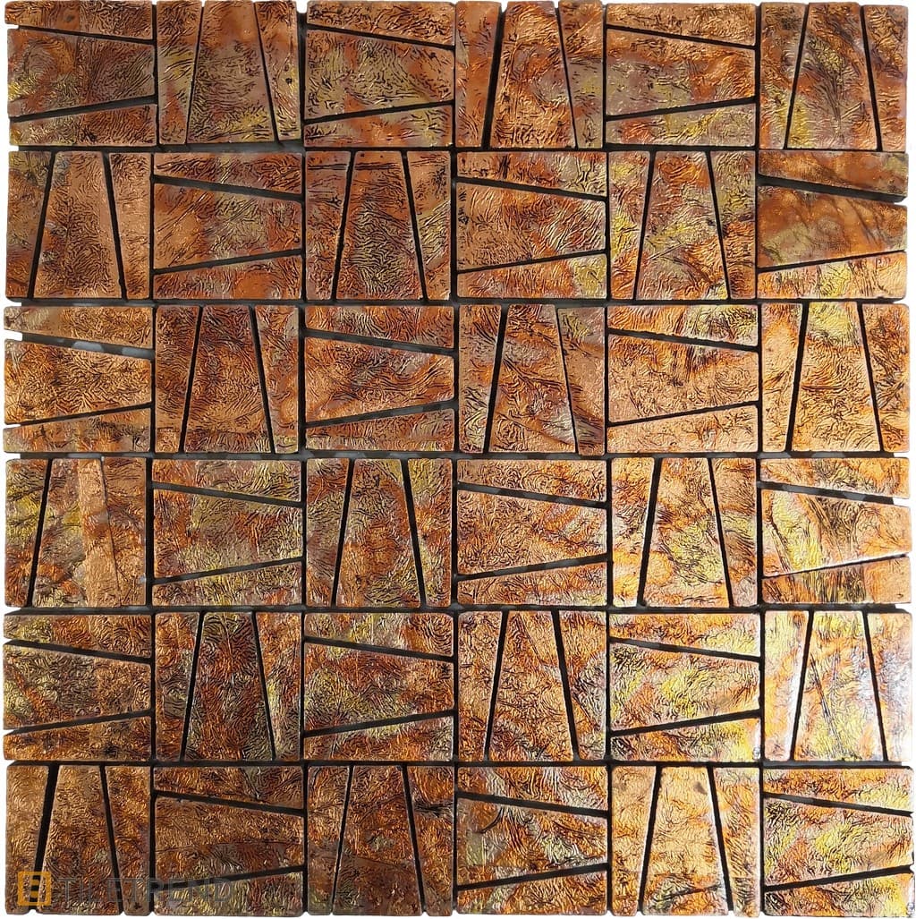 Каменная мозаика Petra Antiqua Maya Copper 5x5 см.