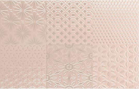 Настенная плитка Aleluia Ceramica Aline Bijou Milky Rose 26.7×41.6×0.77 см