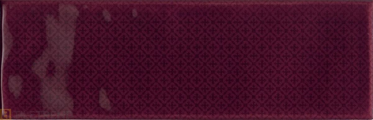 Керамическая плитка Ricchetti Brick Inspiration Burgundy pattern 10x30