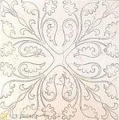 Декорированная мраморная плитка Petra Antiqua Rossini fondo Biancone dec Naturale 30.5x30.5