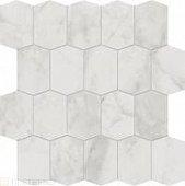 Керамогранит Edimax Velvet White Mosaic Hexagon 31x35