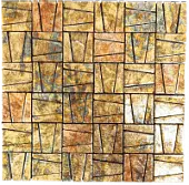 Каменная мозаика Petra Antiqua Maya Antic Gold LVAG9 5x5 см.