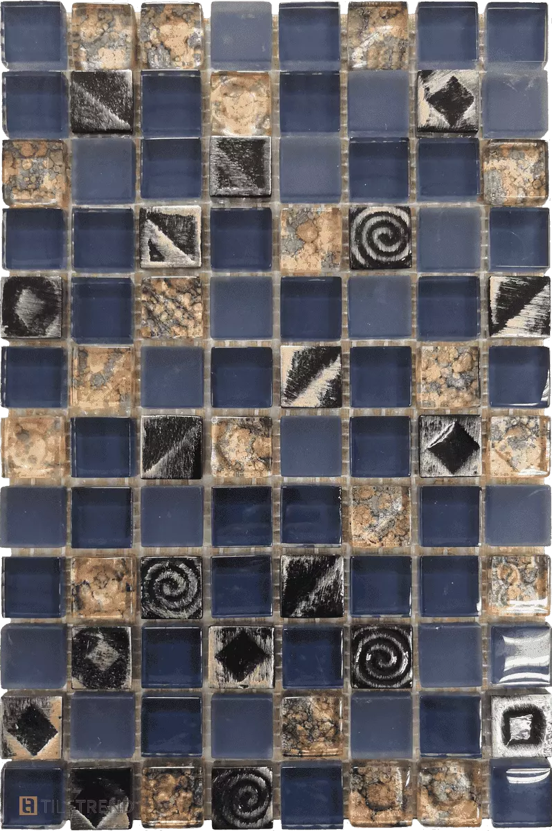 Мозаика Bars Crystal Glass Decor Mexico 30×30 см